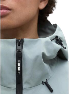 Giacca Ecoalf Venue verde per donna