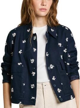 Giacca Pepe Jeans Georgina blu scuro per donna