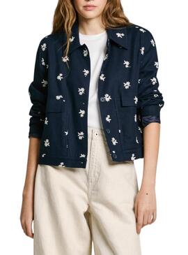 Giacca Pepe Jeans Georgina blu scuro per donna