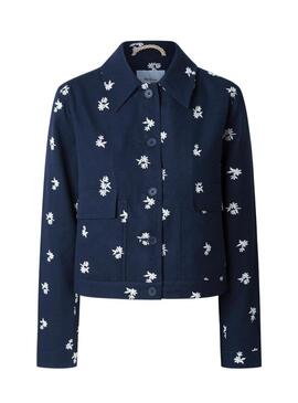 Giacca Pepe Jeans Georgina blu scuro per donna