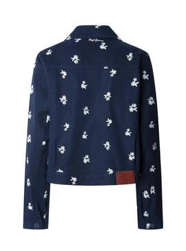 Giacca Pepe Jeans Georgina blu scuro per donna