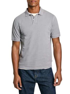 Polo Pepe Jeans New Oliver grigio per uomo