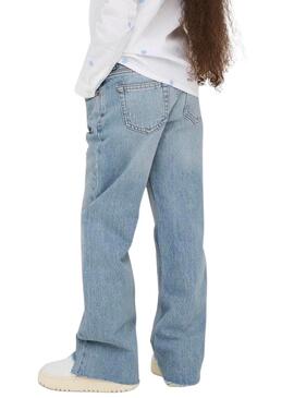 Pantaloni in denim Only Kids Juicy chiari per ragazze.