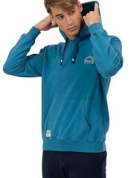 Felpa El Pulpo Sealovers blu zaffiro per uomo