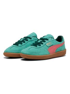 Sneakers Puma Palermo turchese per donna.