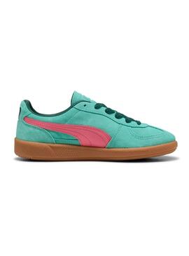 Sneakers Puma Palermo turchese per donna.