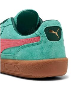 Sneakers Puma Palermo turchese per donna.