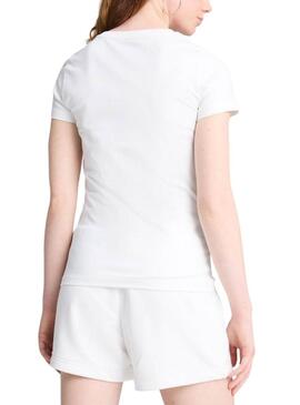 Maglietta Puma slim fit bianca per donna