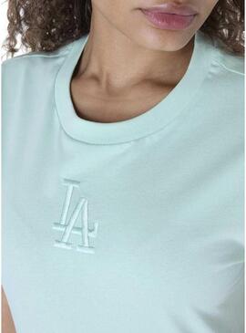 Maglietta New Era Athletics turchese per donna