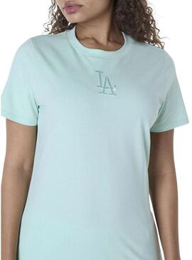 Maglietta New Era Athletics turchese per donna