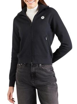 Giacca Converse All Star nera da donna