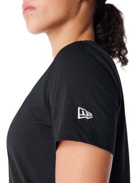 Maglia New Era Yankees nera per donna.