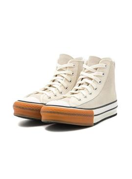 Sneakers Converse Chuck Taylor All Star Eva Lift beige per donna