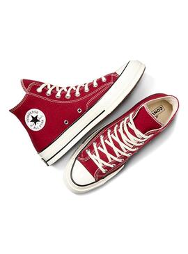 Sneakers Converse Chuck 70 rosse per uomo.