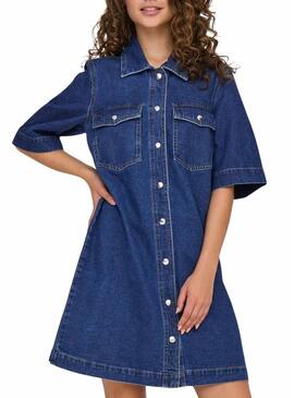 Abito Only Belle blu navy per donna