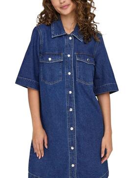 Abito Only Belle blu navy per donna