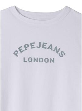 Maglietta Pepe Jeans Zoe bianca per ragazza