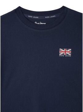 Maglietta Pepe Jeans Arlo blu marino per bambino.