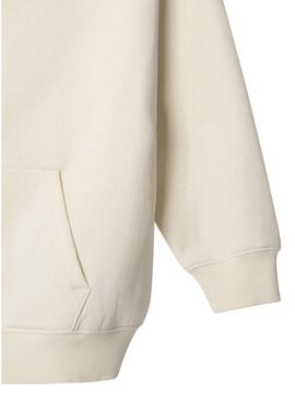 Felpa Pepe Jeans Julia beige per ragazze