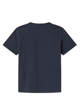 Maglietta Pepe Jeans New Art blu navy per bambino