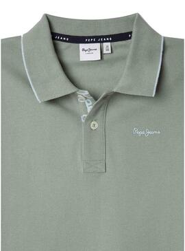 Polo Pepe Jeans Henry verde per uomo