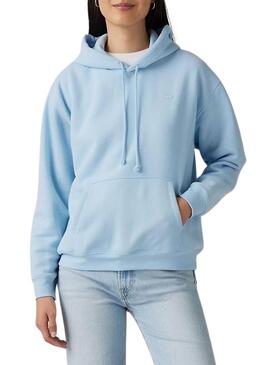 Felpa Levi's Everyday blu per donna