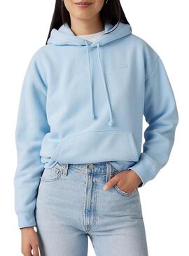 Felpa Levi's Everyday blu per donna