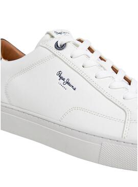 Scarpe Pepe Jeans Joe Basic bianche per uomo