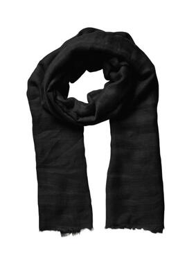 Sciarpa Pieces Thilda nera per donna.