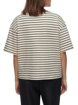 Maglietta Vila Sinny beige per donna