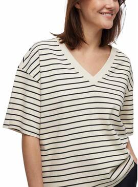 Maglietta Vila Sinny beige per donna