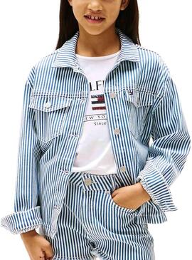 Camicia a righe Tommy Hilfiger per bambina