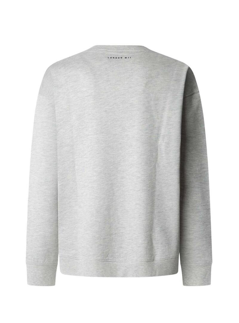 Felpa Pepe Jeans Union grigia per uomo