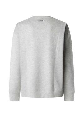 Felpa Pepe Jeans Union grigia per uomo