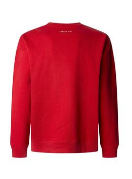 Felpa Pepe Jeans Union rossa per uomo