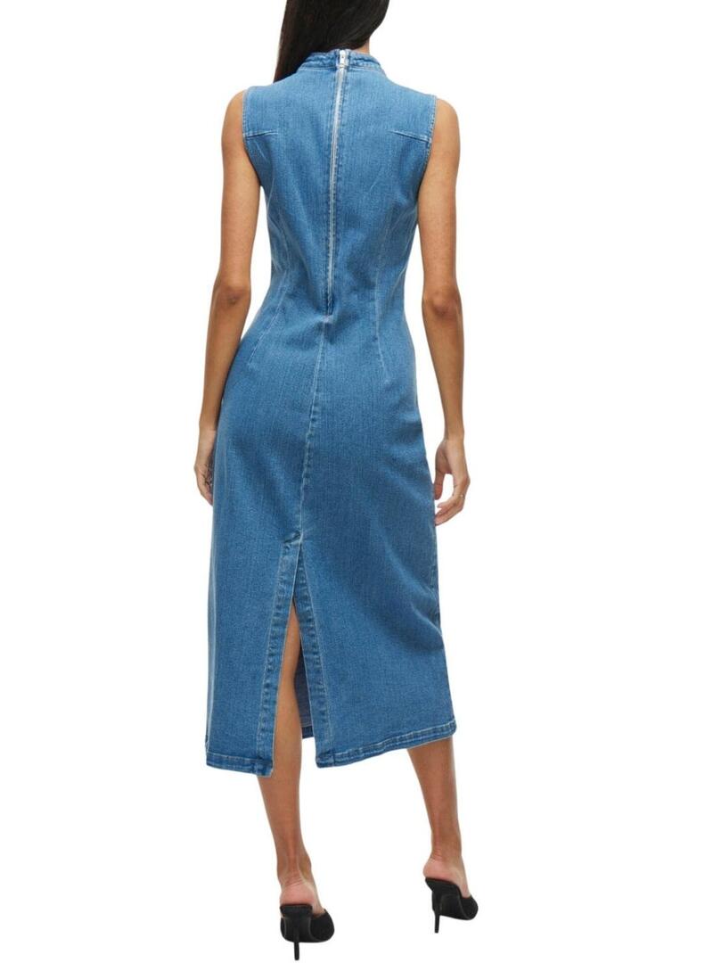 Abito jeans Vila Viwinona midi per donna