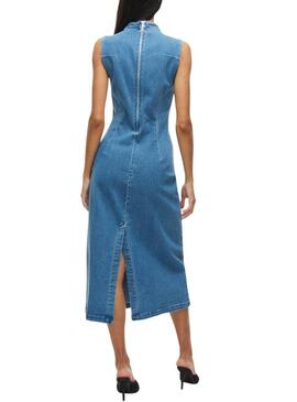 Abito jeans Vila Viwinona midi per donna