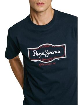Maglietta Pepe Jeans Daxton blu marino per uomo
