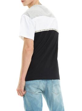 T-Shirt Tommy Jeans Colorblocked NeroUomo