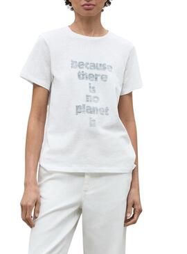 Maglietta Ecoalf Galende bianca per donna