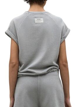 Felpa Ecoalf Reine grigia per donna