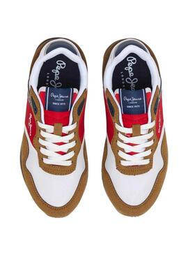 Scarpe Pepe Jeans London Life rosse per bambino