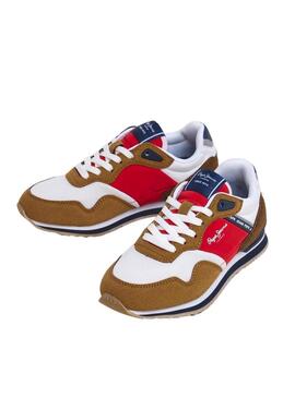 Scarpe Pepe Jeans London Life rosse per bambino