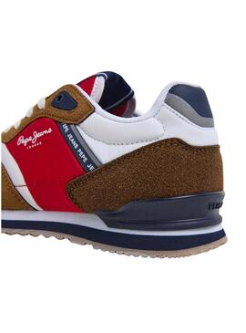 Scarpe Pepe Jeans London Life rosse per bambino