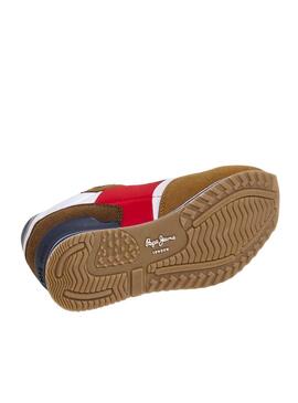 Scarpe Pepe Jeans London Life rosse per bambino