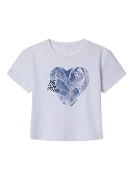 Maglietta Pepe Jeans Anna bianca per bambina