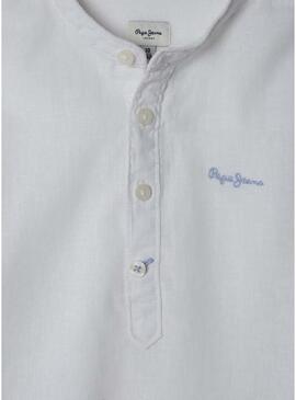 Maglietta Pepe Jeans Chamber bianca per bambino