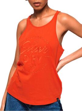 T-Shirt Superdry Theia Rosso Donna