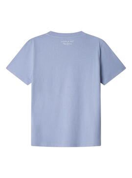 Maglietta Pepe Jeans Dalon blu per bambino