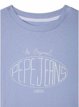 Maglietta Pepe Jeans Dalon blu per bambino